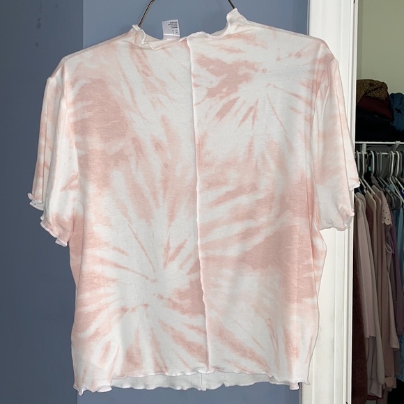 Light pink tie dye t shirt - Picture 2 of 2